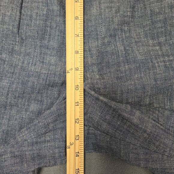 NWT Lakewashed By L.L. Bean Mens Pull On Chambray Shorts Size XXL Blue 100% Cott - Picture 7 of 8